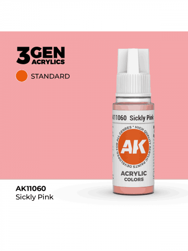 AK 3Gen (Sickly Pink - Acrylic) - farba bazowa, bladoróżowy