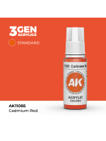 AK 3Gen (Cadmium Red - Acrylic) - farba bazowa, czerwień kadmowa