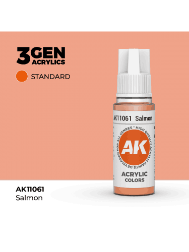 AK 3Gen (Salmon - Acrylic) - farba bazowa, łososiowy
