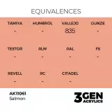 AK 3Gen (Salmon - Acrylic) - farba bazowa, łososiowy - AK-Interactive