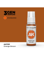 AK 3Gen (Orange Brown - Acrylic) - farba bazowa, pomarańczowo-brązowy