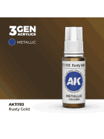 AK 3Gen (Rusty Gold - Metallic) - farba bazowa, patynowane złoto