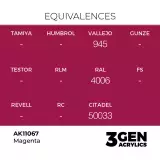 AK 3Gen (Magenta - Acrylic) - farba bazowa, purpurowy - AK-Interactive