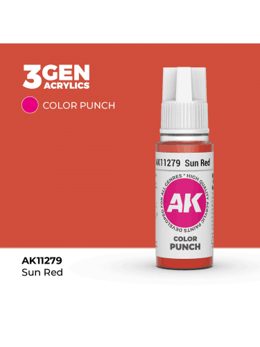 AK 3Gen (Sun Red - Punch) - farba bazowa, słoneczna czerwień