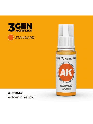 AK 3Gen (Volcanic Yellow - Acrylic) - farba bazowa, wulkaniczny żółty
