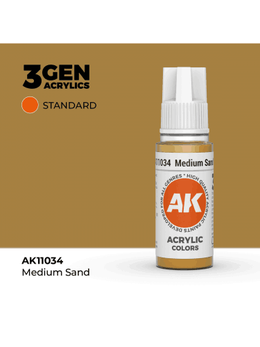 AK 3Gen (Medium Sand - Acrylic) - farba bazowa, średni piaskowy