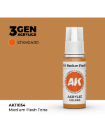 AK 3Gen (Medium Flesh Tone - Acrylic) - farba bazowa, średni odcień skóry