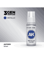 AK 3Gen (Silver - Metallic) - farba bazowa, srebrny