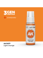 AK 3Gen (Light Orange - Acrylic) - farba bazowa, jasnopomarańczowy