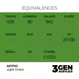 AK 3Gen (Light Green - Acrylic) - farba bazowa, jasnozielony - AK-Interactive