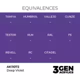 AK 3Gen (Deep Violet - Intense) - farba bazowa, głęboki fiolet - AK-Interactive