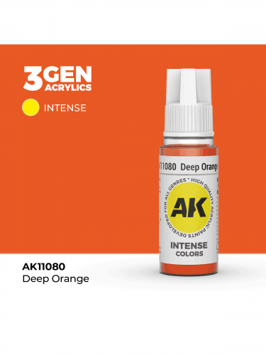 AK 3Gen (Deep Orange - Intense) - farba bazowa, nasycony pomarańczowy