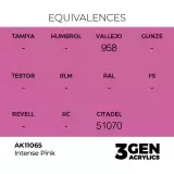 AK 3Gen (Intense Pink - Intense) - farba bazowa, nasycony róż - AK-Interactive