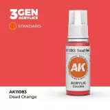 AK 3Gen (Dead Red - Acrylic) - farba bazowa, zgaszona czerwień - AK-Interactive