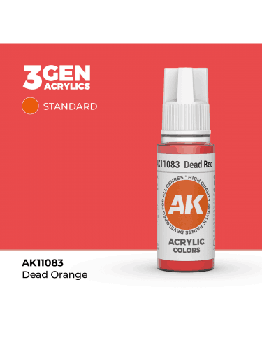 AK 3Gen (Dead Red - Acrylic) - farba bazowa, zgaszona czerwień