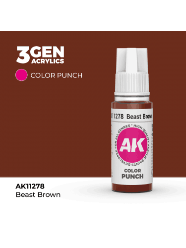 AK 3Gen (Beast Brown - Punch) - farba bazowa, ciemnobrązowy