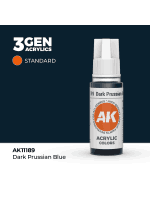 AK 3Gen (Dark Prussian Blue - Acrylic) - farba bazowa, ciemny błękit pruski