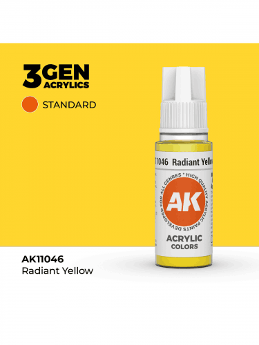 AK 3Gen (Radiant Yellow - Acrylic) - farba bazowa, promienny żółty