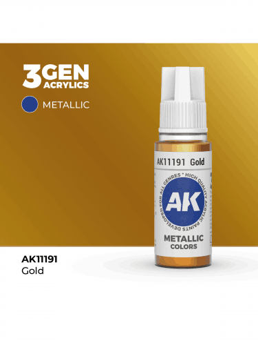 AK 3Gen (Gold - Metallic) - farba bazowa, złoty