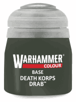 Warhammer Colour Base Paint (Death Korps Drab) - zielony