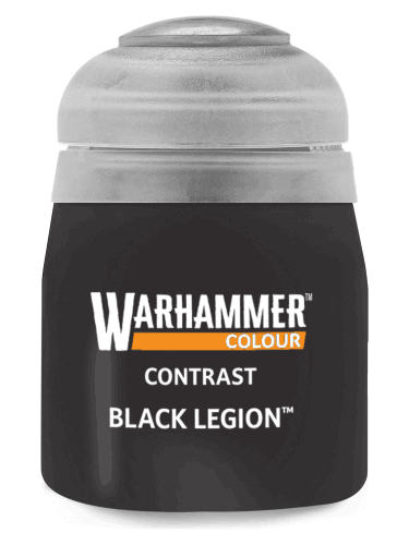 Warhammer Colour Contrast Paint (Black Legion) - czarna