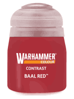 Warhammer Colour Contrast Paint (Baal Red) - czerwony