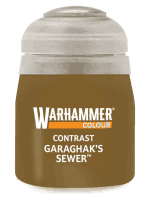 Warhammer Colour Contrast Paint (Garaghak's Sewer) - brązowy