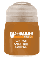 Warhammer Colour Contrast Paint (Snakebite Leather) - brązowy