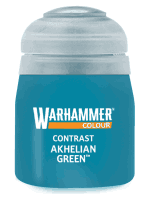 Warhammer Colour Contrast Paint (Akhelian Green) - niebieski