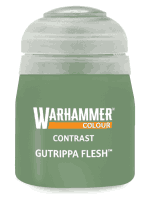 Warhammer Colour Contrast Paint (Gutrippa Flesh) - zielony