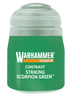 Warhammer Colour Contrast Paint (Striking Scorpion Green) - zielony