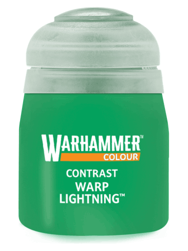 Warhammer Colour Contrast Paint (Warp Lightning) - zielony