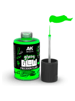 Farba kryjąca AK - Green Glow Precision Fluor (zielona)