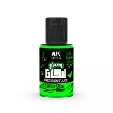Farba kryjąca AK - Green Glow Precision Fluor (zielona) - AK-Interactive