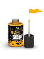 Farba kryjąca AK - Light Orange Glow Precision Fluor (jasnopomarańczowa)