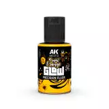 Farba kryjąca AK - Light Orange Glow Precision Fluor (jasnopomarańczowa) - AK-Interactive