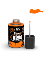 Farba kryjąca AK - Orange Glow Precision Fluor (pomarańczowa)