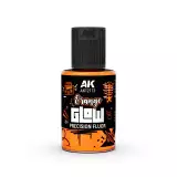 Farba kryjąca AK - Orange Glow Precision Fluor (pomarańczowa) - AK-Interactive