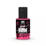 Farba kryjąca AK - Pink Glow Precision Fluor (różowa) - AK-Interactive