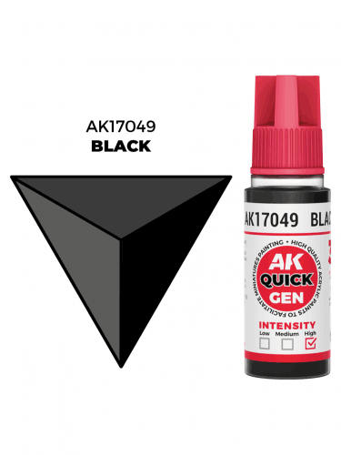 AK Quick Gen (Black) - farba kontrastowa, czarna