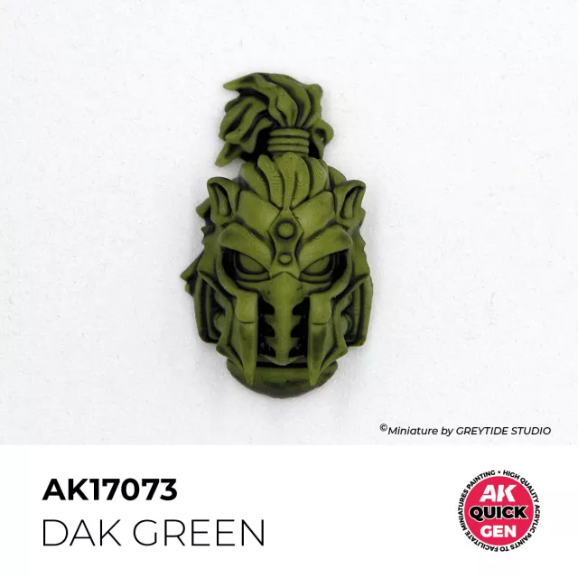 AK Quick Gen (Dak Green) - farba kontrastowa, zieleń DAK (wojskowa) - AK-Interactive