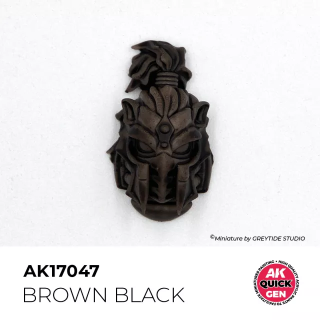 AK Quick Gen (Brown Black) - farba kontrastowa, brązowo-czarna - AK-Interactive