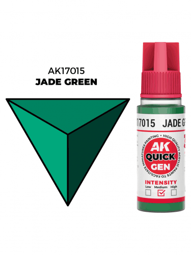 AK Quick Gen (Jade Green) - farba kontrastowa, jadeitowa zieleń