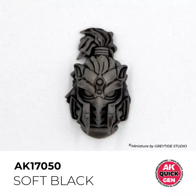 AK Quick Gen (Soft Black) - farba kontrastowa, delikatna czerń - AK-Interactive
