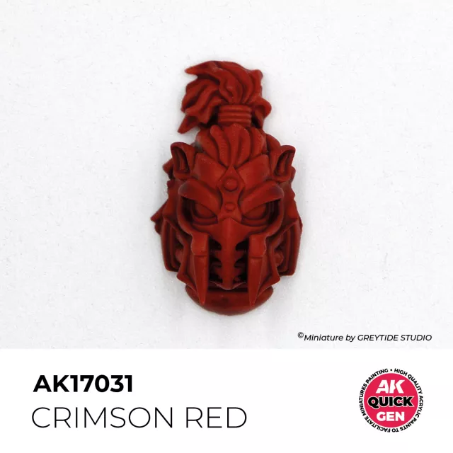 AK Quick Gen (Crimson Red) - farba kontrastowa, czerwień karminowa - AK-Interactive