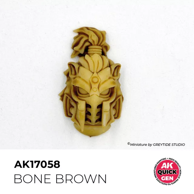 AK Quick Gen (Bone Brown) - farba kontrastowa, kościsty brąz - AK-Interactive