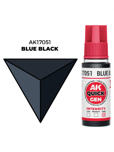 AK Quick Gen (Blue Black) - farba kontrastowa, granatowo-czarna