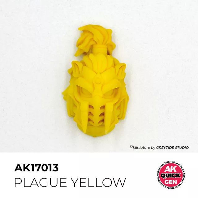 AK Quick Gen (Plague Yellow) - farba kontrastowa, dżumowa żółć - AK-Interactive