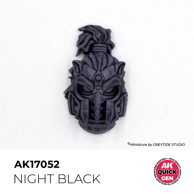 AK Quick Gen (Night Black) - farba kontrastowa, nocna czerń - AK-Interactive