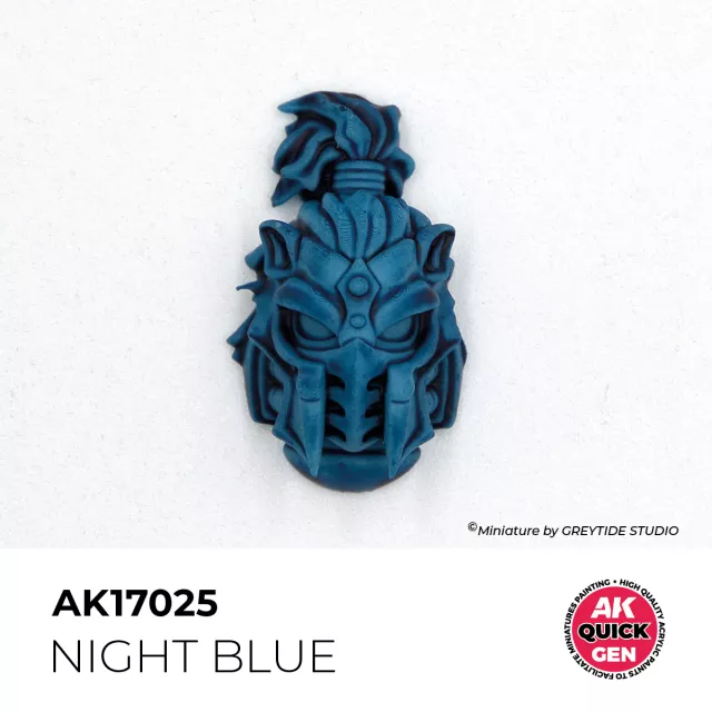 AK Quick Gen (Night Blue) - farba kontrastowa, nocny błękit - AK-Interactive